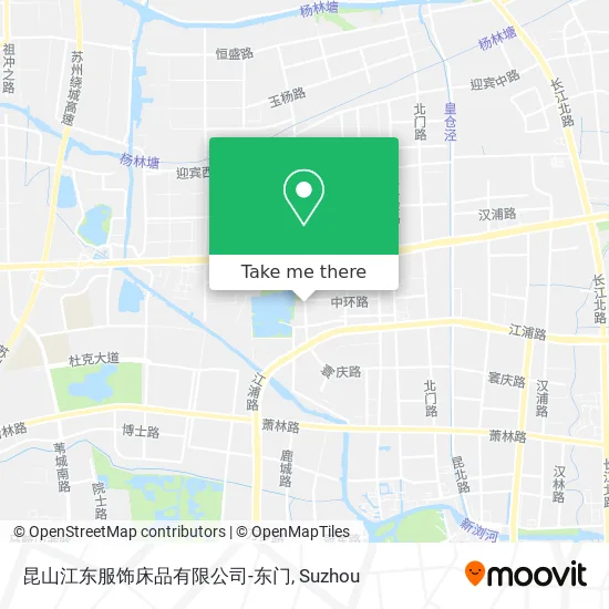 昆山江东服饰床品有限公司-东门 map