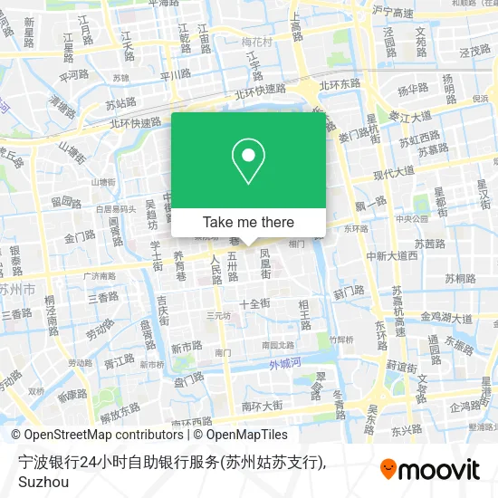宁波银行24小时自助银行服务(苏州姑苏支行) map