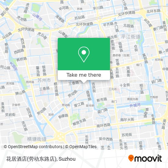 花居酒店(劳动东路店) map