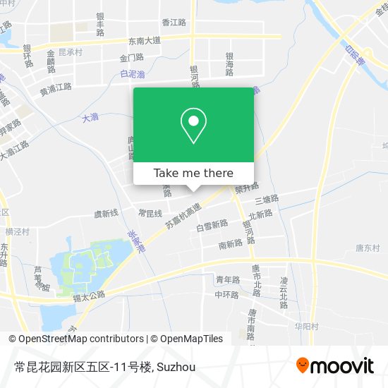 常昆花园新区五区-11号楼 map