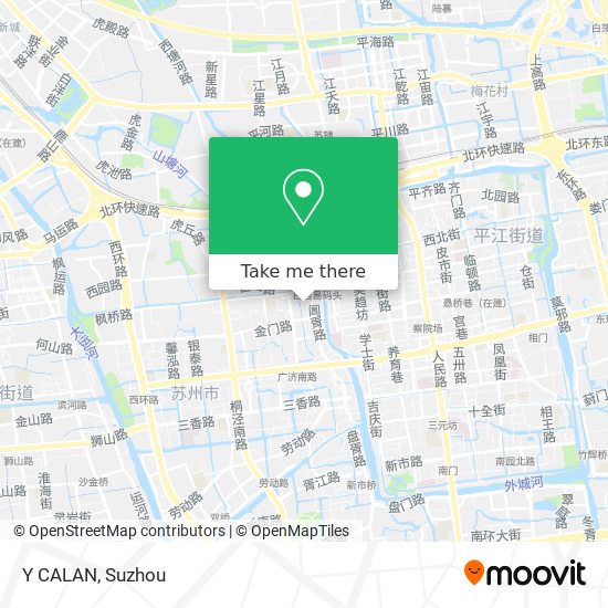 Y CALAN map
