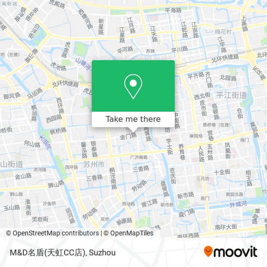 M&D名盾(天虹CC店) map