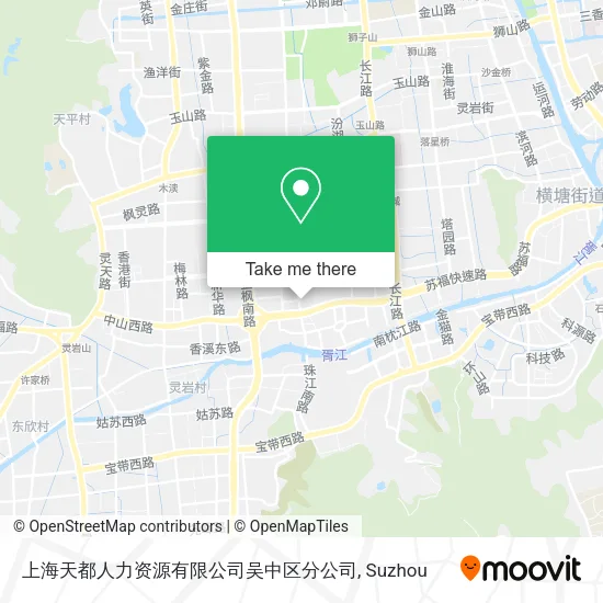 上海天都人力资源有限公司吴中区分公司 map