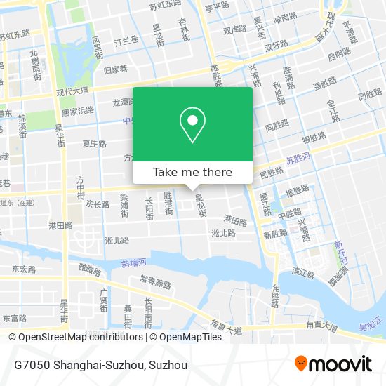 G7050 Shanghai-Suzhou map
