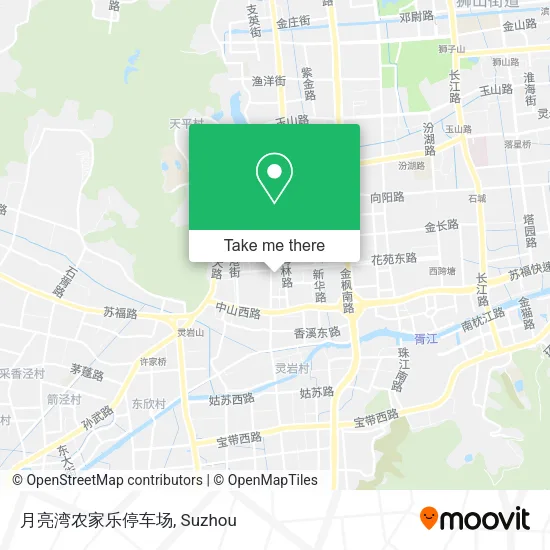 月亮湾农家乐停车场 map