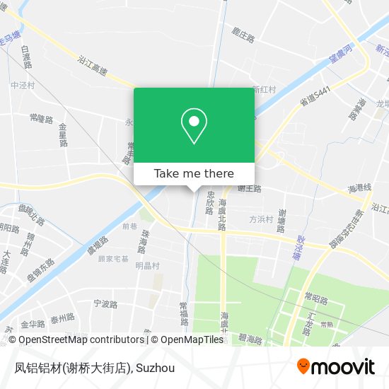 凤铝铝材(谢桥大街店) map