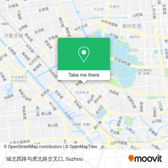 城北西路与虎北路交叉口 map