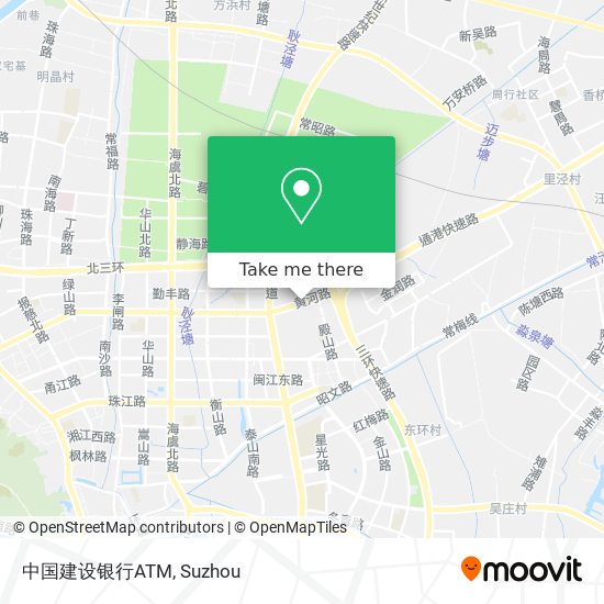 中国建设银行ATM map