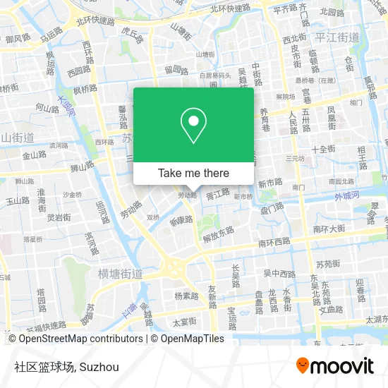 社区篮球场 map