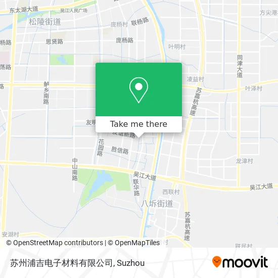 苏州浦吉电子材料有限公司 map