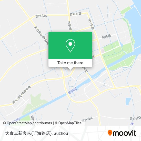 大食堂新客来(听海路店) map