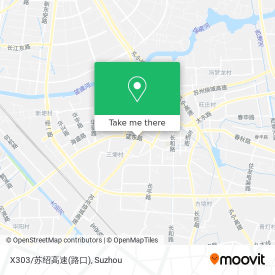 X303/苏绍高速(路口) map