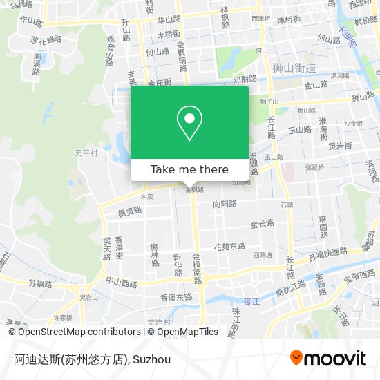 阿迪达斯(苏州悠方店) map