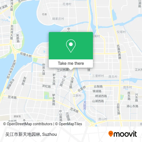吴江市新天地园林 map