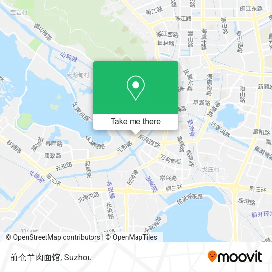 前仓羊肉面馆 map