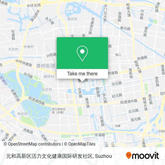元和高新区活力文化健康国际研发社区 map