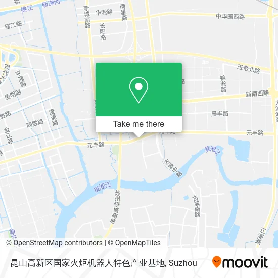 昆山高新区国家火炬机器人特色产业基地 map