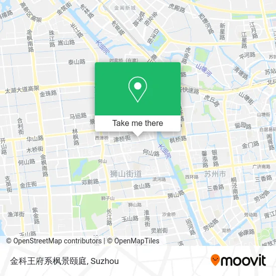 金科王府系枫景颐庭 map