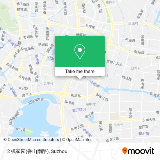 金枫家园(香山南路) map