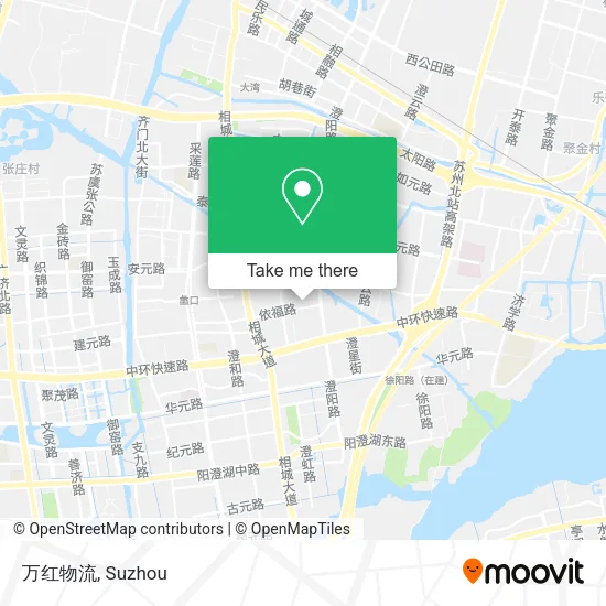 万红物流 map