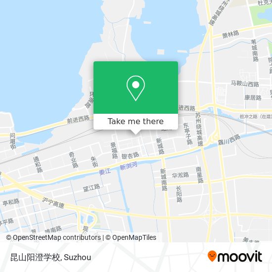 昆山阳澄学校 map