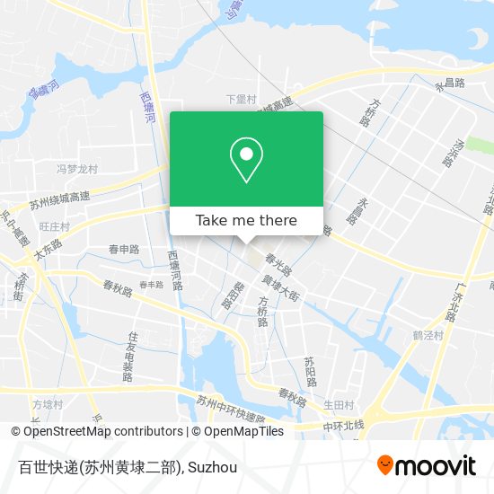 百世快递(苏州黄埭二部) map