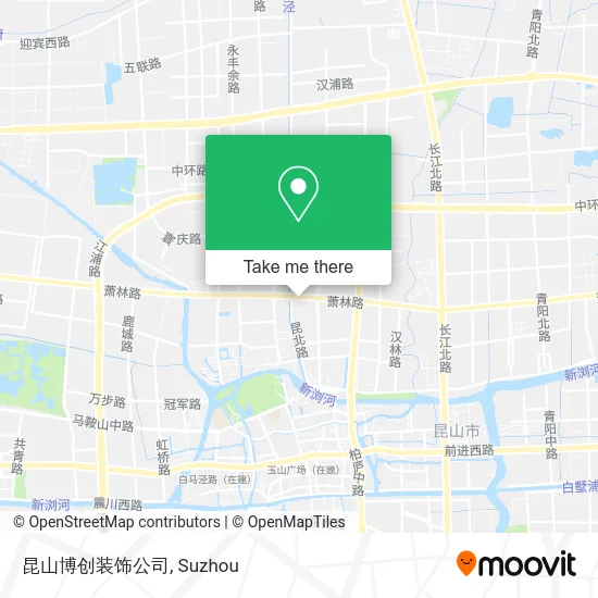 昆山博创装饰公司 map