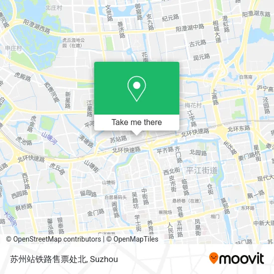 苏州站铁路售票处北 map