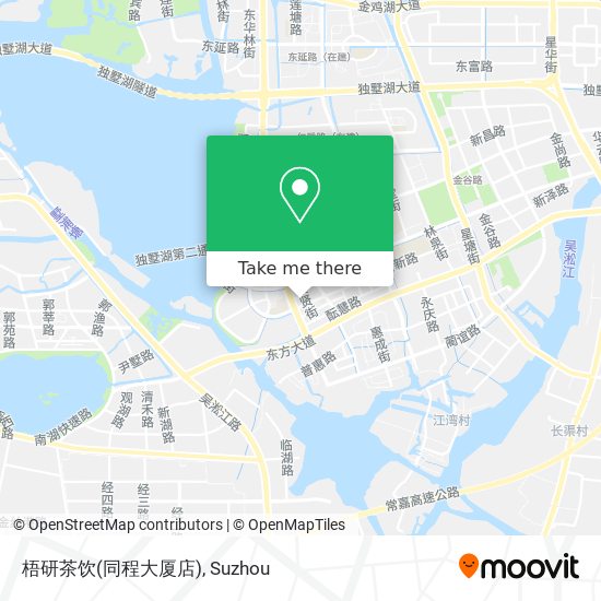 梧研茶饮(同程大厦店) map