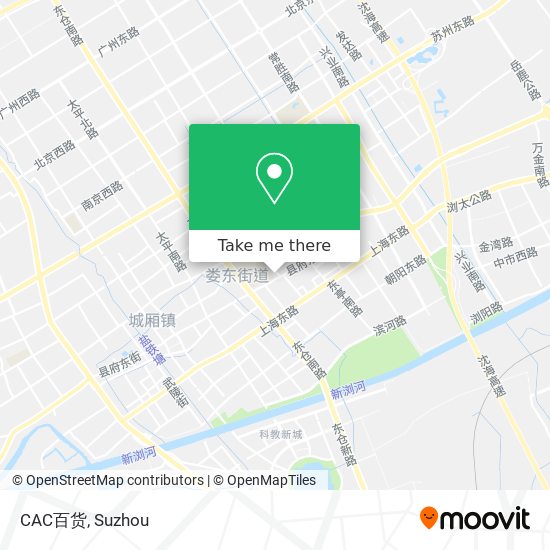 CAC百货 map