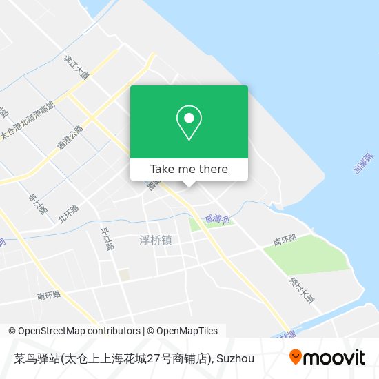 菜鸟驿站(太仓上上海花城27号商铺店) map