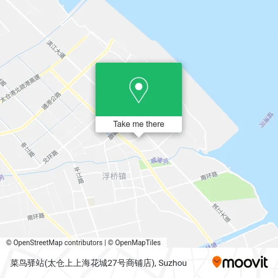 菜鸟驿站(太仓上上海花城27号商铺店) map