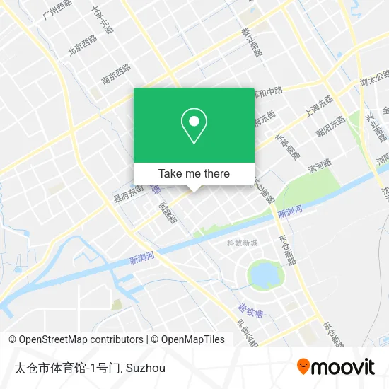 太仓市体育馆-1号门 map