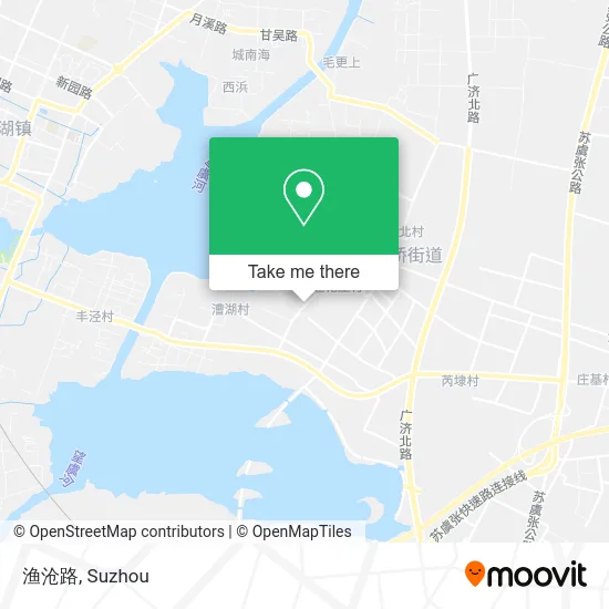 渔沧路 map