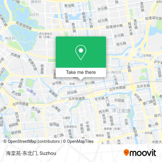 海棠苑-东北门 map