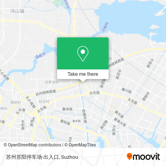 苏州苏阳停车场-出入口 map