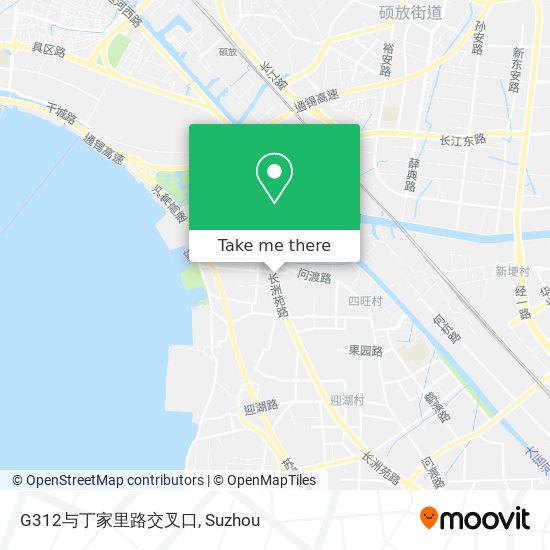 G312与丁家里路交叉口 map