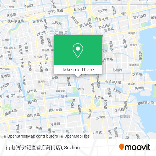 街电(裕兴记直营店葑门店) map