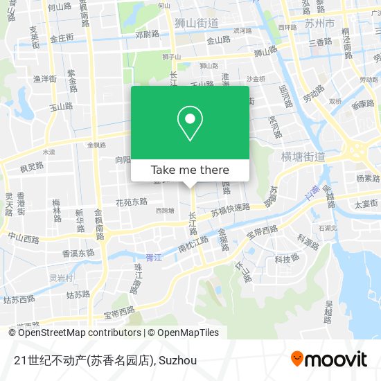 21世纪不动产(苏香名园店) map