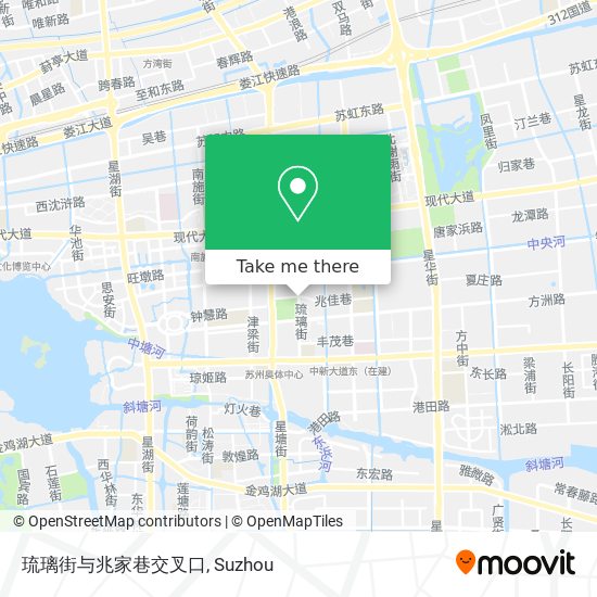 琉璃街与兆家巷交叉口 map