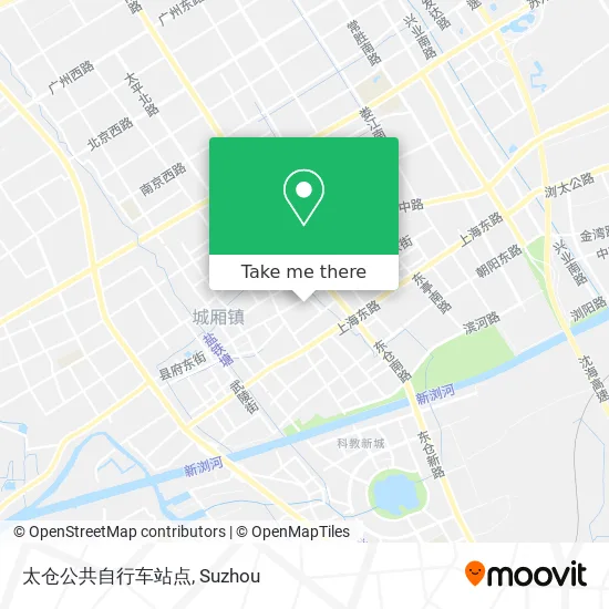 太仓公共自行车站点 map