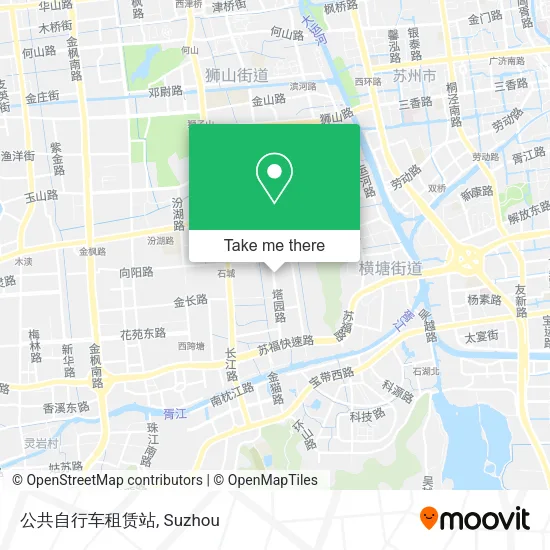 公共自行车租赁站 map