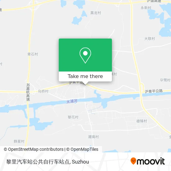 黎里汽车站公共自行车站点 map