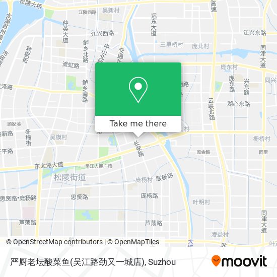 严厨老坛酸菜鱼(吴江路劲又一城店) map