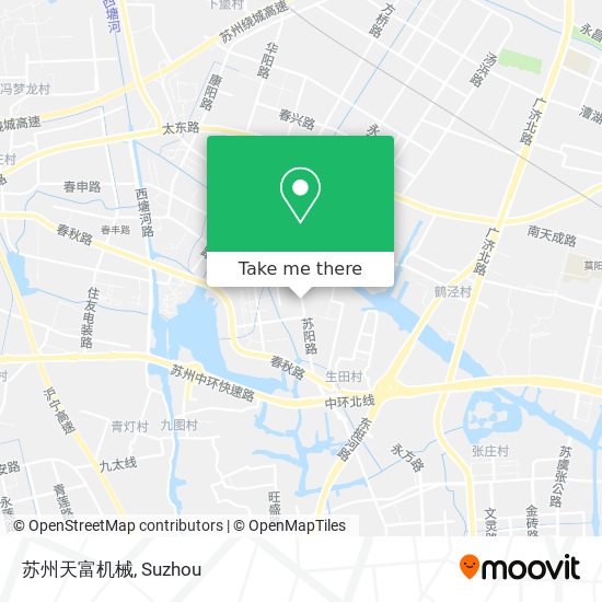 苏州天富机械 map
