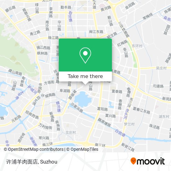 许浦羊肉面店 map