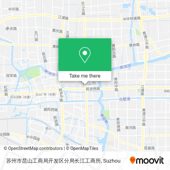 苏州市昆山工商局开发区分局长江工商所 map