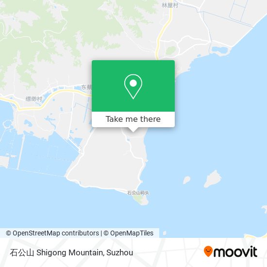 石公山 Shigong Mountain map