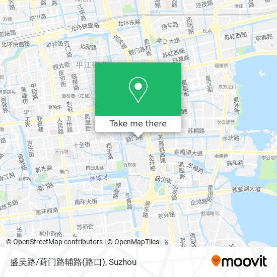 盛吴路/葑门路辅路(路口) map