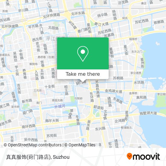 真真服饰(葑门路店) map
